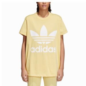 Adidas Oversized Shirt Yellow